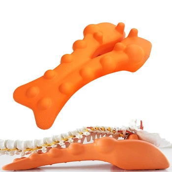 

1pc Crvical Spine Massager Pillow Shoulder Neck Waist Back Traction Pad Vertebra Lumbar Traction Back Stretching Massage Device