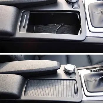 

Car Center Console Cover Cup Holder Roller Blinds C-Class E-Class Cup Holder Zipper Storage Box Trim Dropship