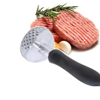 

High Quality Aluminum Alloy Loose Tenderizers Meat Hammer Pounders knock-sided For Steak Pork Kitchen Tools Dropshipping