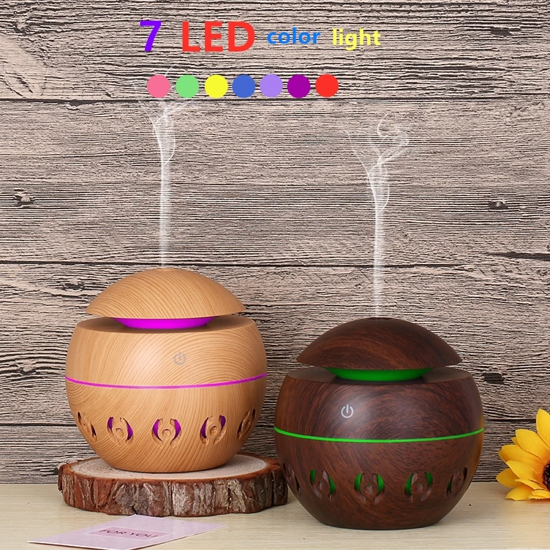 

Electric Aroma Air Diffuser Humidifie Wood Ultrasonic Air Humidifier Essential Oil Aromatherapy Cool Mist Maker for Home
