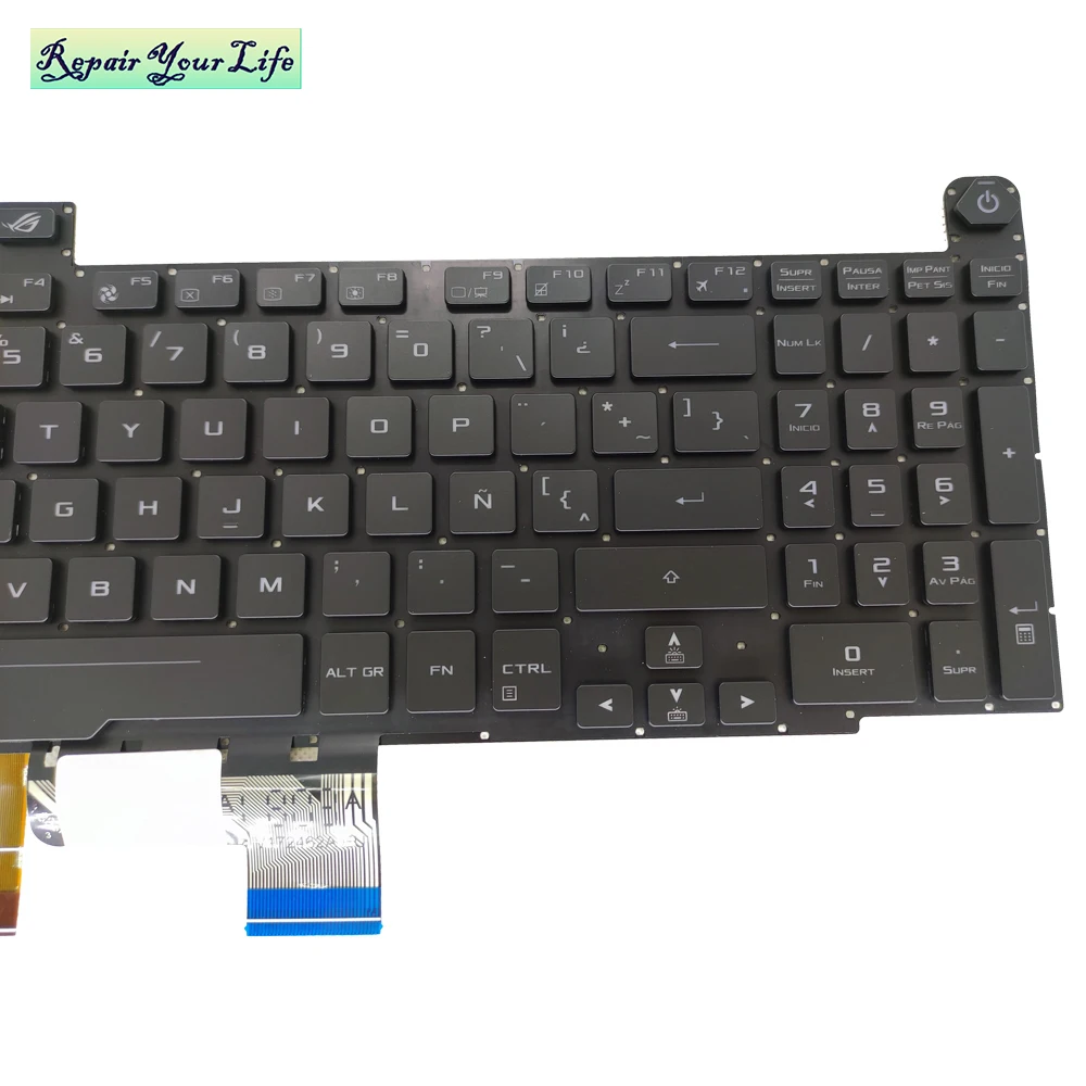 Substituição Teclados para Asus Rog Gm501 gm Gm501gm Gm501gs Backlight Teclado la Layout Latino Preto Notebook kb Original Novo - Imagem 3