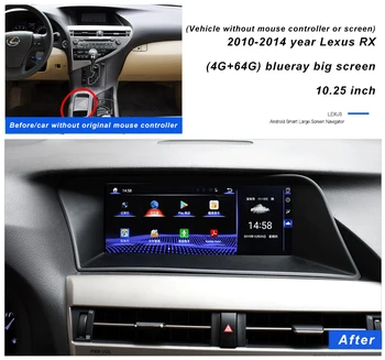 

10.25" IPS touch screen Car radio head unit for LEXUS RX270 RX350 RX450H RX 270 2009-2015 Android 9.0 GPS Smart car Navigation