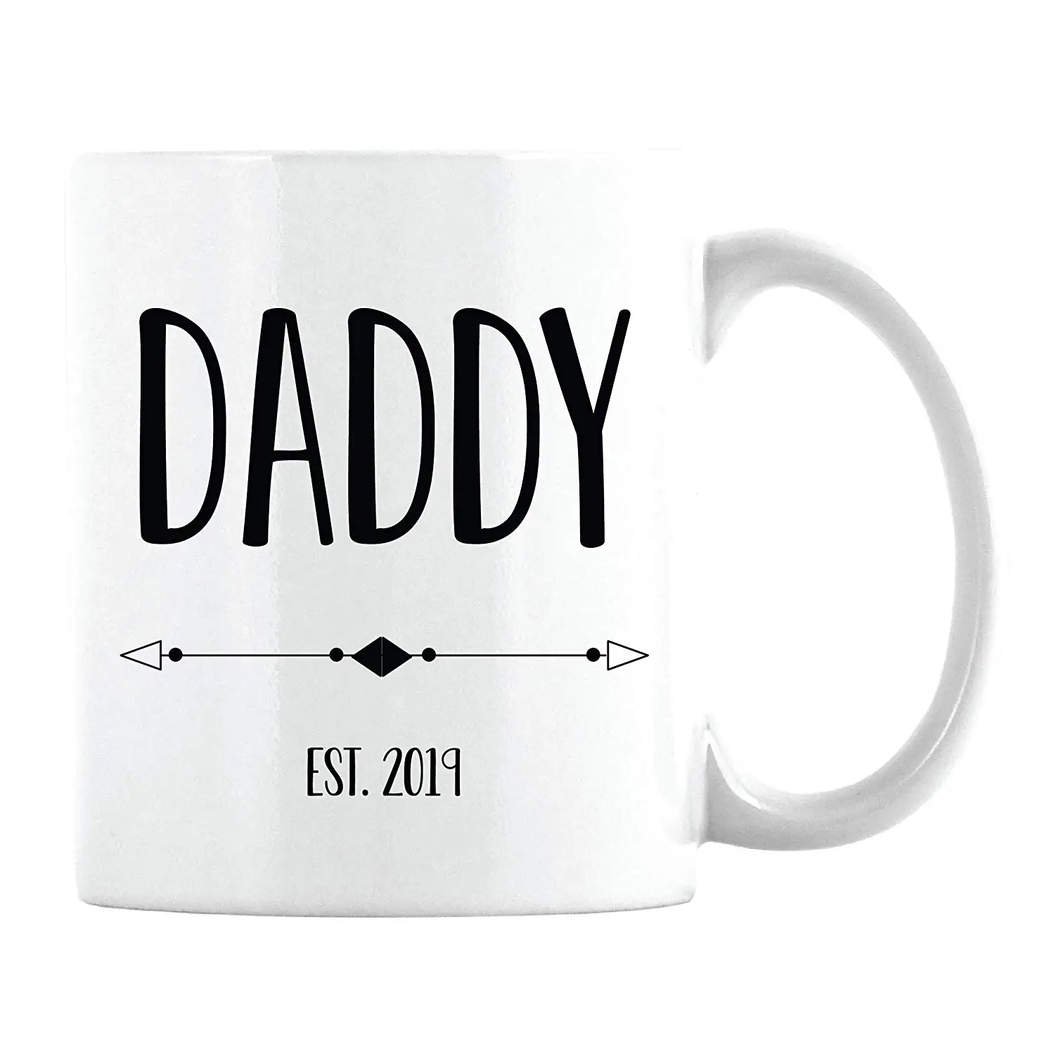Забавная кружка Daddy To Be 11 унций, керамическая кружка для кофе кружка - Цвет: B