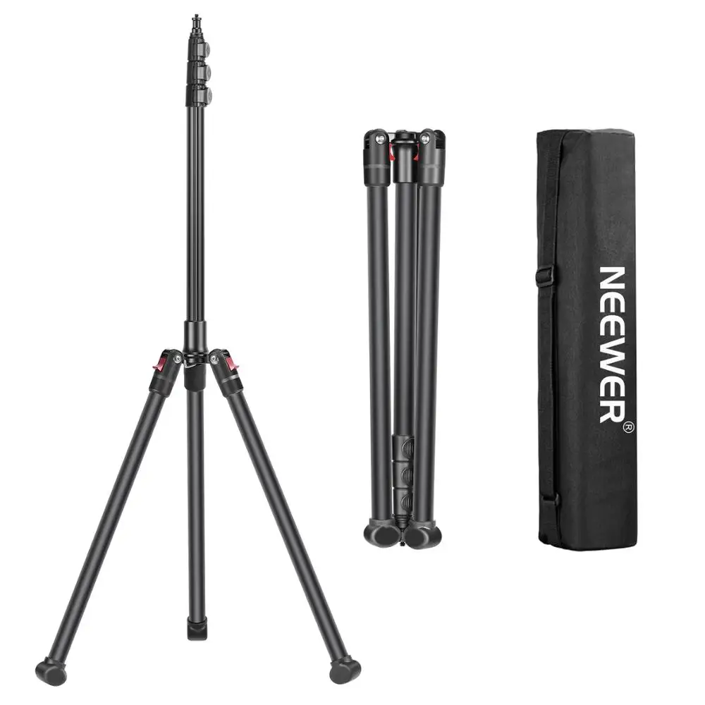 

Neewer 78.75 Inches Aluminium Alloy Photography/Video Tripod Light Stand Photo Studio Tripod for Reflectors, Softboxes, Lights