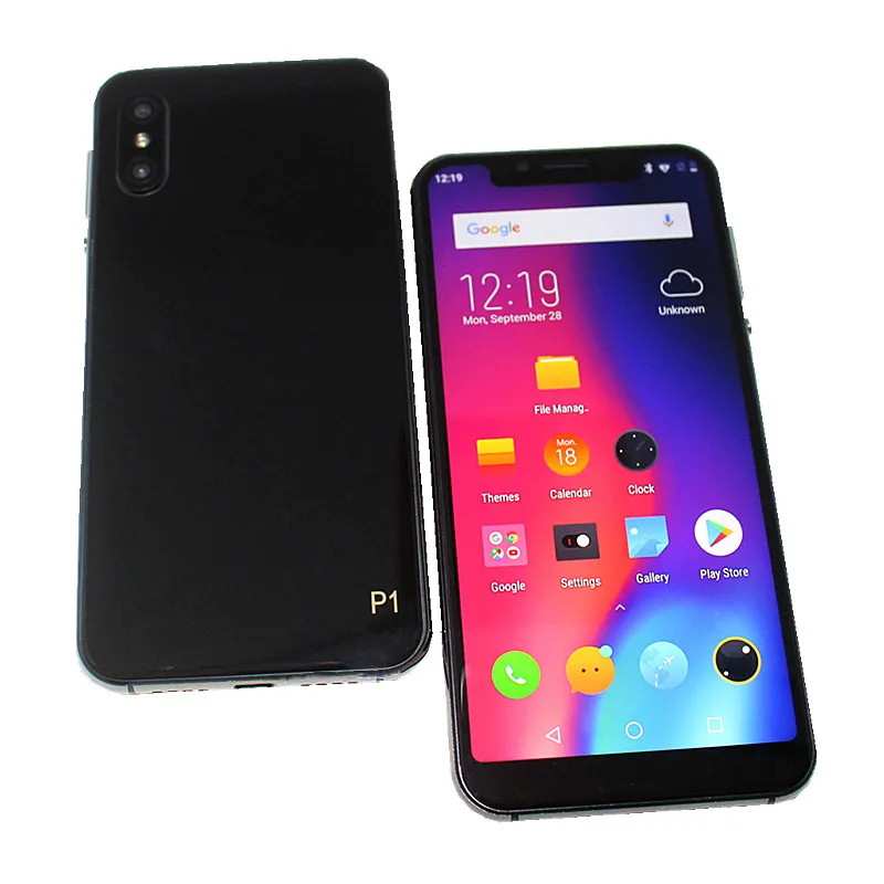 A4 P1 5.85 Inch Smart Cellphone Dual SIM Cards 4G LTE 3GB+16GB Android 8.1 MTK6739 Quad-Core 1512*720 pixels IPS