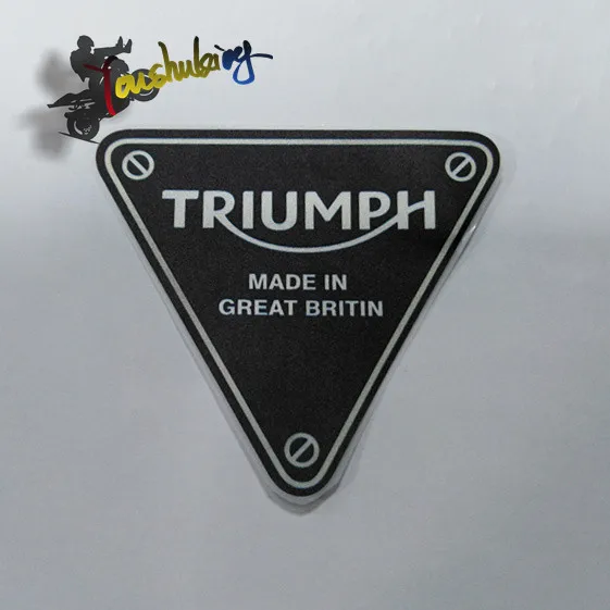 

hot sale Motorcycle helmet fairing Reflective black sticker fit for TRIUMPH LOGO BONNEVILLE /SE/T100/Black BONNEVILLE T120