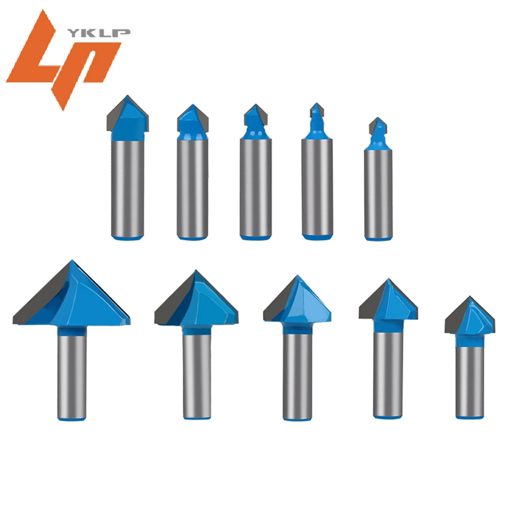1/4 &quot/2/8&quot V образная фреза карбидная ЧПУ Вольфрамовая сталь