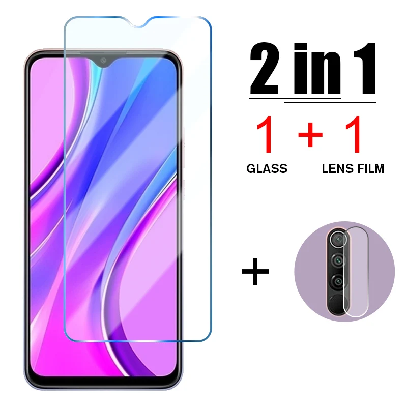 4IN1 HD Anti-fingerprint Tempered Glass On Xiaomi Redmi 9C NFC Note 8T Screen Protector On Redmi Note 8 7 6 5 Pro 5A Prime glass phone screen cover Screen Protectors