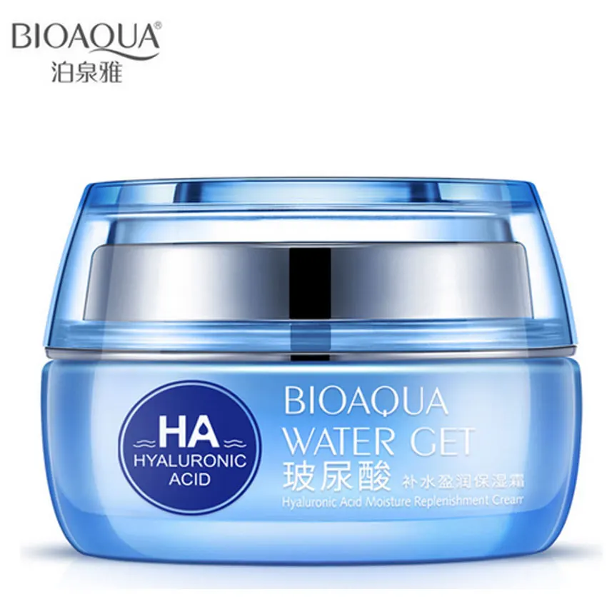 

BIOAQUA Brand Hyaluronic Acid Moisturizing Face Cream Anti Wrinkle Anti Aging Improve Dry Skin Collagen Whitening Day Cream 50g