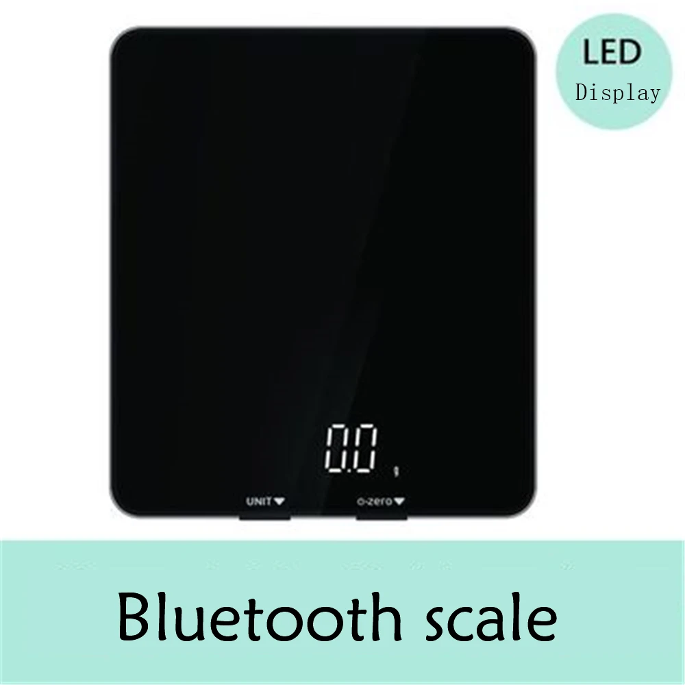 Электронные весы с Bluetooth бытовые кухонные 5 кг/0 1 г со светодиодный ным дисплеем