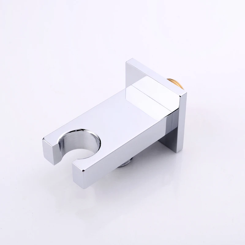Slim Handheld Shower Head Wall Mounted Connector Brass Chrome Handheld Water Saving Shower Heads