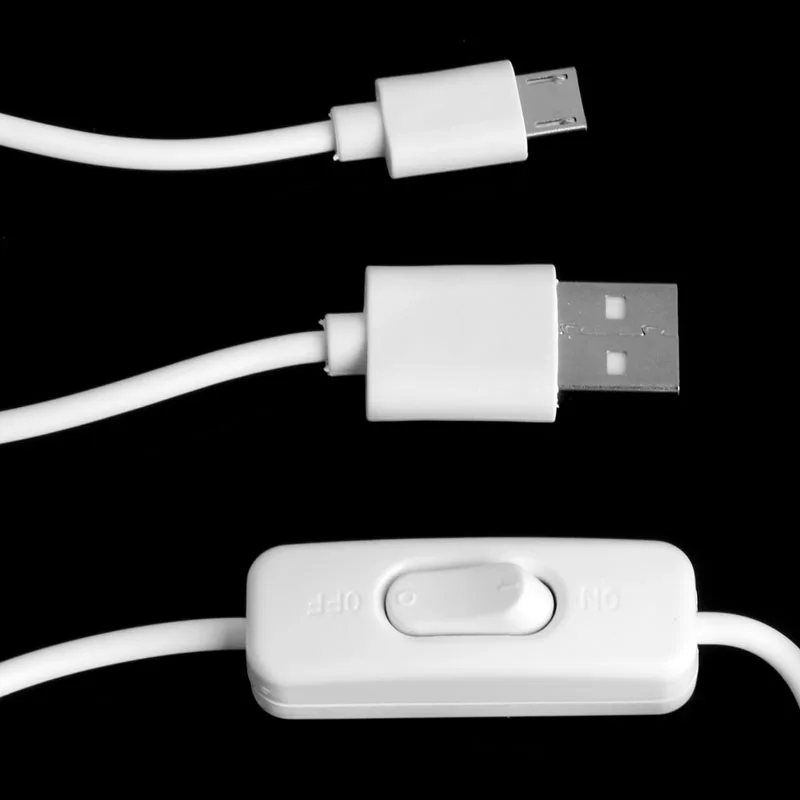 USB к Micro USB провод с переключателем питания с переключатель вкл./выкл. Для Raspberry Pi Модель B