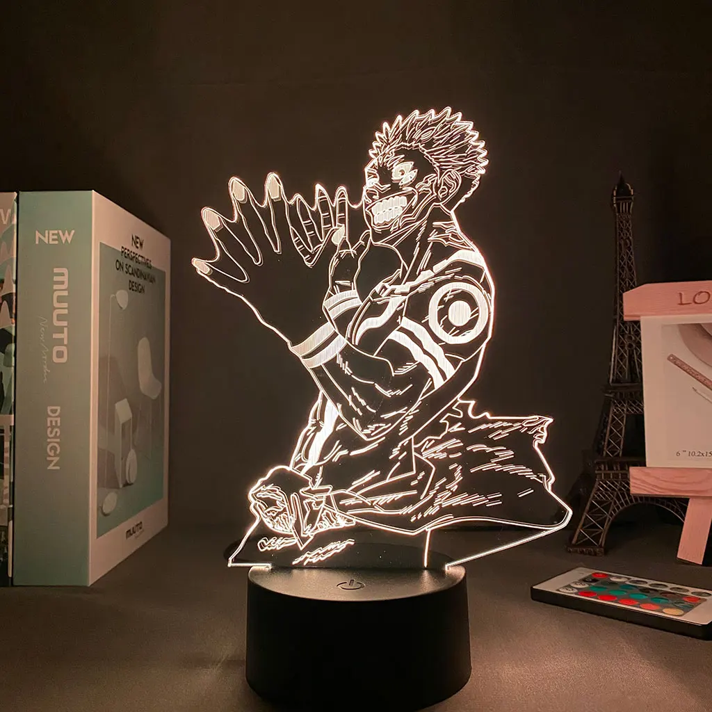 Anime Jujutsu Kaisen Light Satoru Gojo Holiday Gift Manga Kids Bedroom Decoration Table Lamp 3D Lamp Satoru Gojo ANMIT night light lamp