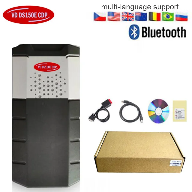with bluetooth Высокое качество,0 keygen VD ds150e cdp Bluetooth для delphis autocomes автомобильные грузовики vd TCS CDP PRO OBD2 диагностический инструмент - Цвет: with bluetooth
