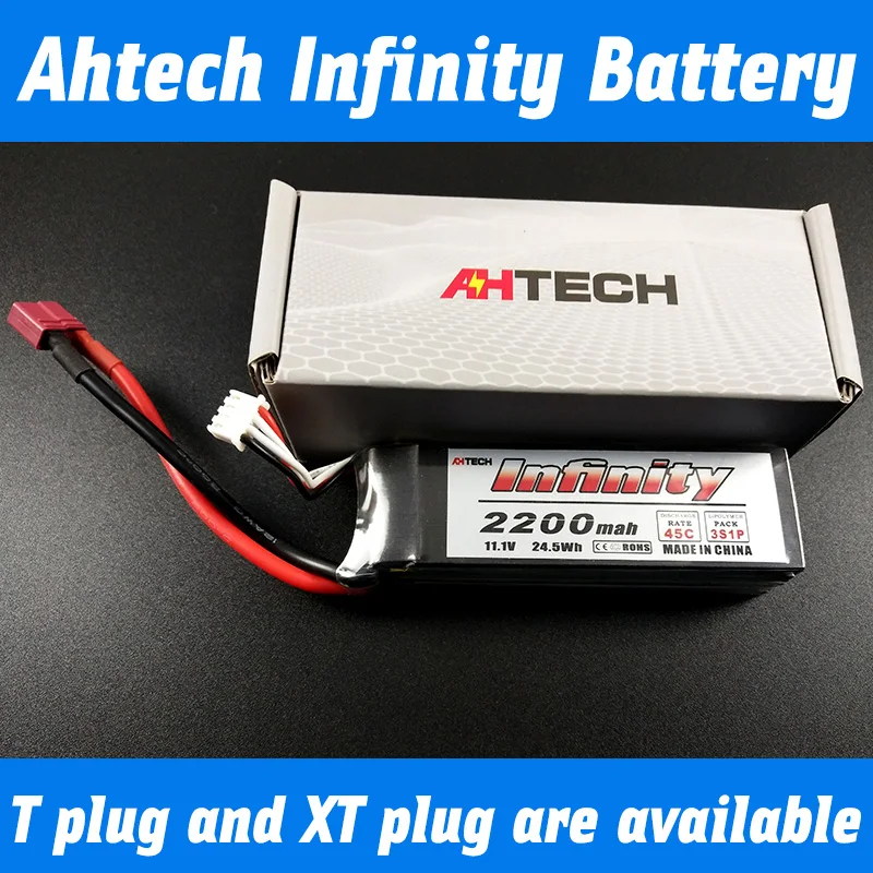 Оригинальная литиевая батарея Ahtech Infinity 45 c 11 1 В 2200 мАч 5 3 s модель быстрой зарядки