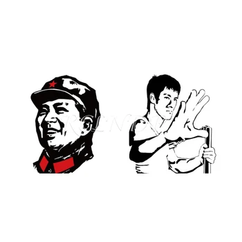 

Waterproof Temporary Tattoo Sticker Kungfu Bruce Lee Great Man Mao Zedong Character Art Flash Tatto Fake Tatoo for Women Men