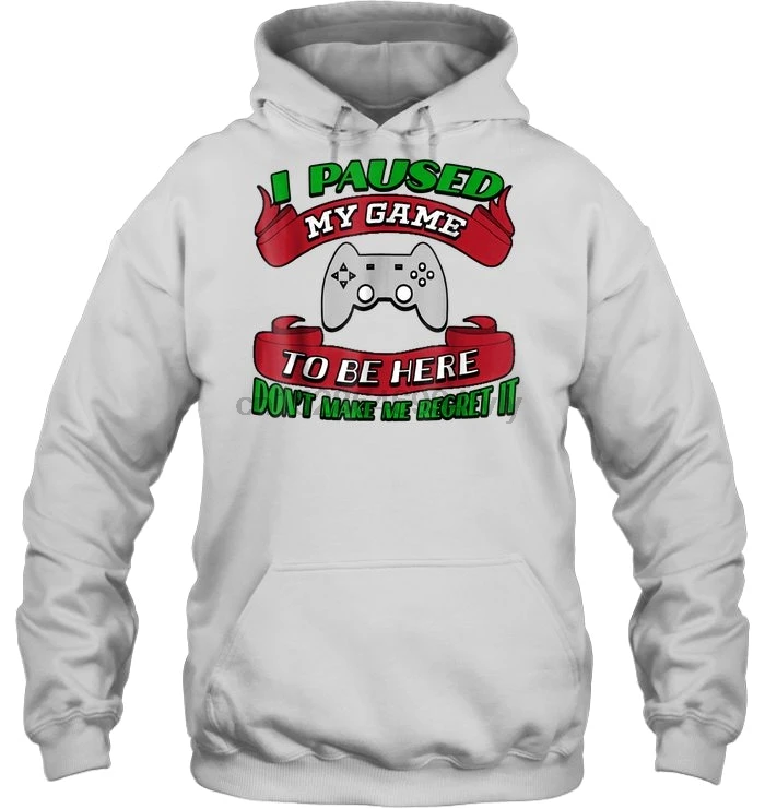 Мужская толстовка с капюшоном я остановил свою игру чтобы быть здесь не