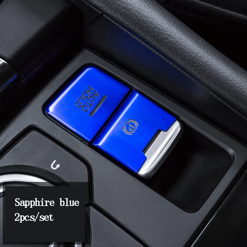 Подходит для Mazda 3 Axela cx4 Atenza электронная ручной тормоз автоматическая кнопка парковки паста CX-5 Модифицированная - Название цвета: sapphire blue