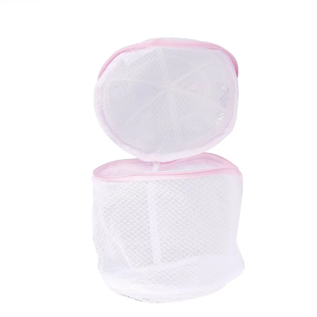 1pc Laundry Wash Bags Zippered Mesh Foldable Lingerie Bra Socks Underwear Washing Machine Clothes Protection Net 120X150mm