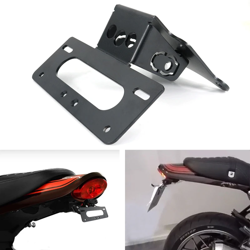 Staffa Porta Targa Eliminatore Parafango Per Kawasaki Ninja ZX-6R (2009-18) E ZX-10R (2008) - Tail Tidy Nero - 4