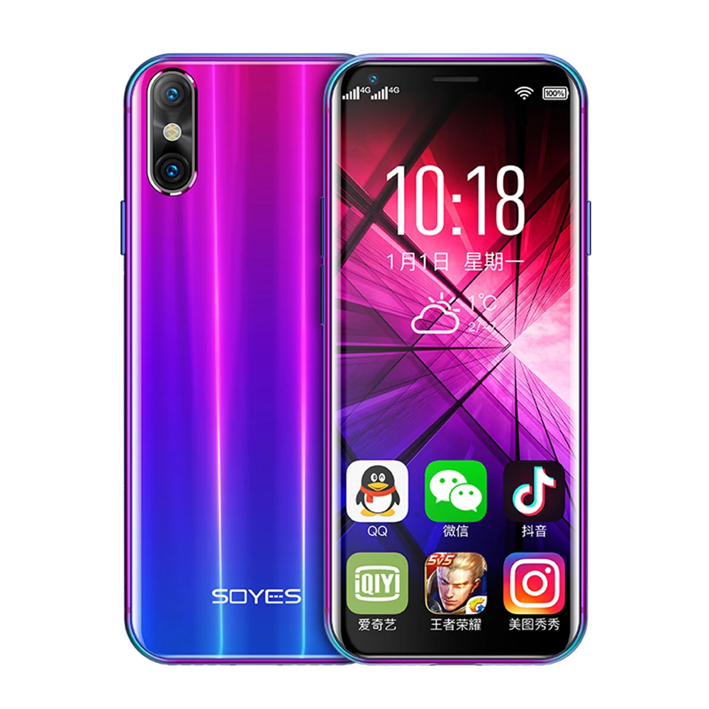 1 Pcs Portable Smartphone Android Mini Phone 3G + 32GB For Gifts 3.46 inch Dual SIM Quad Core Processor 3 Colors