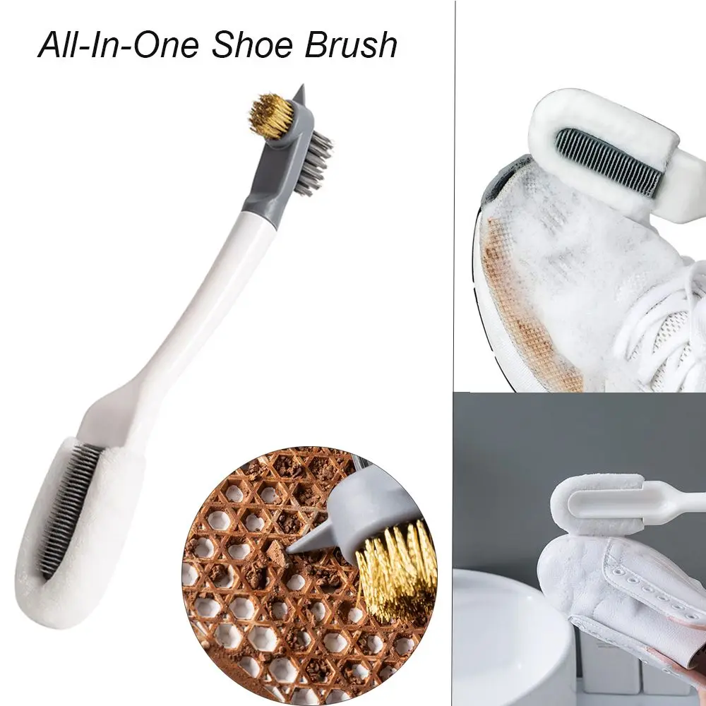 Convenient Soft Professional Multi-functional Cleaning Sneakers Shoes Cleaner Washing Shoe Tool All-In-One Shoe Brush shoe cleaner shoe brush shoe cleaning kit