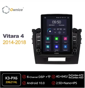 

Ownice Octa 8Core Android 10.0 Car Radio forSuzuki Vitara 4 2014 - 2018 GPS 2 Din Auto Stereo Player 4G LTE Tesla Style