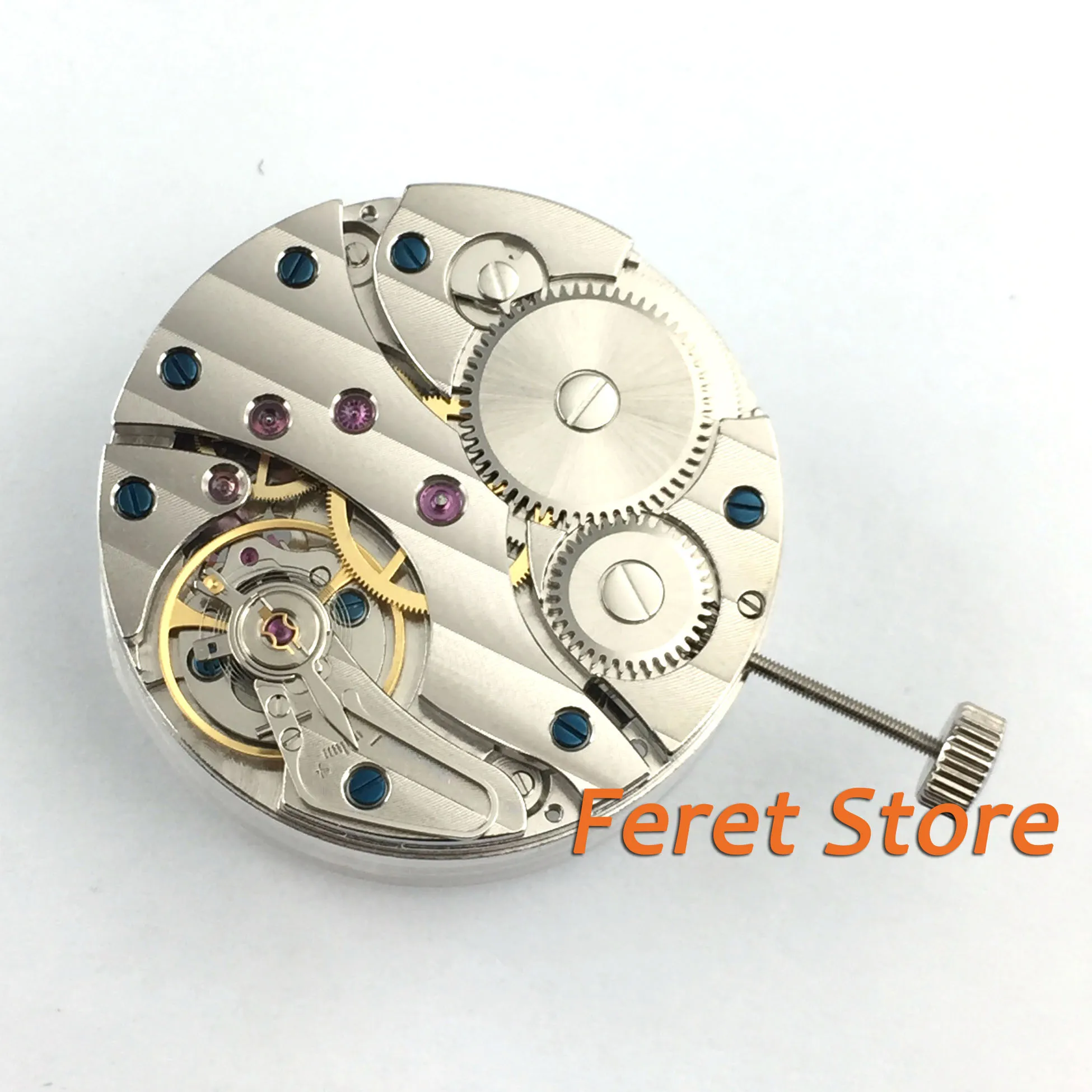 36.6mm Watch movement 17 Jewels Swan Neck 6497 Hand winding Movement fit Parnis mens watch p71