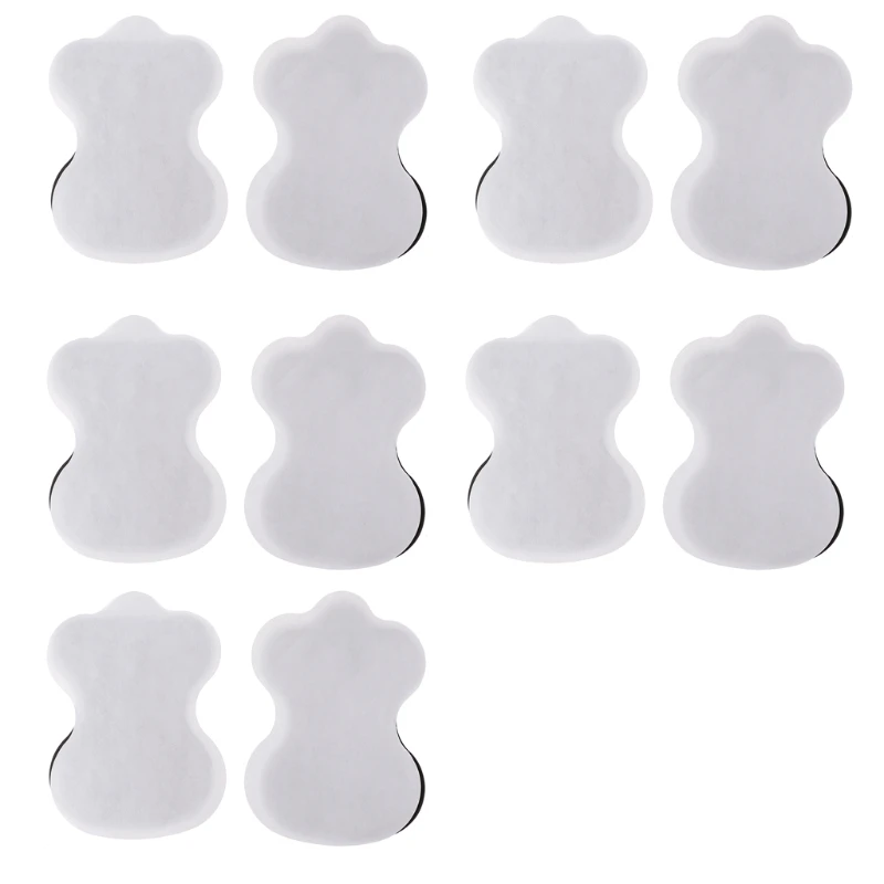 10Pcs Electrode Pads Electric Tens Acupuncture Therapy Massager Healthy Patches X5XC