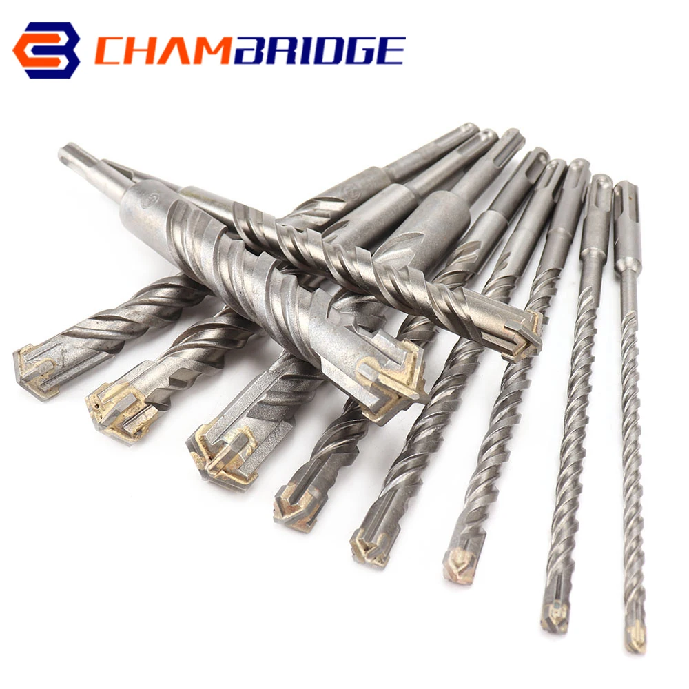 Rotary Hammer Drill Bit Set Round Shank 
