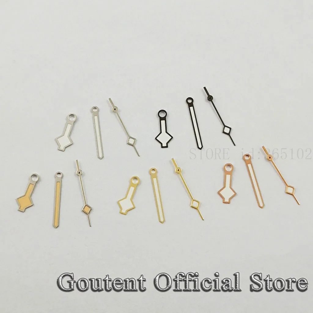 Goutent Silver/Gun/Rose Gold/Golden Snowflake Watch Hand Fit Eta 2836 2824 Dg2813,3804/Miyota 8215,8205,821A Nh35 Nh36 Movimento