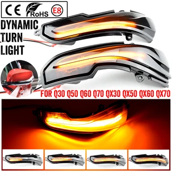 

2pcs Led Dynamic Turn Signal Side Marker Light Sequential Blinker For Nissan Skyline Infiniti Q50 Q60 Q30 Q70 QX50 QX60 QX70