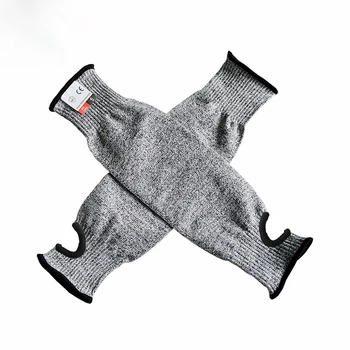 

Level 5 Protection Cut Resistant Knit Sleeves Slash Resistant Sleeves with Thumb Slot Prevent Scrapes Scratches Skin Irritation
