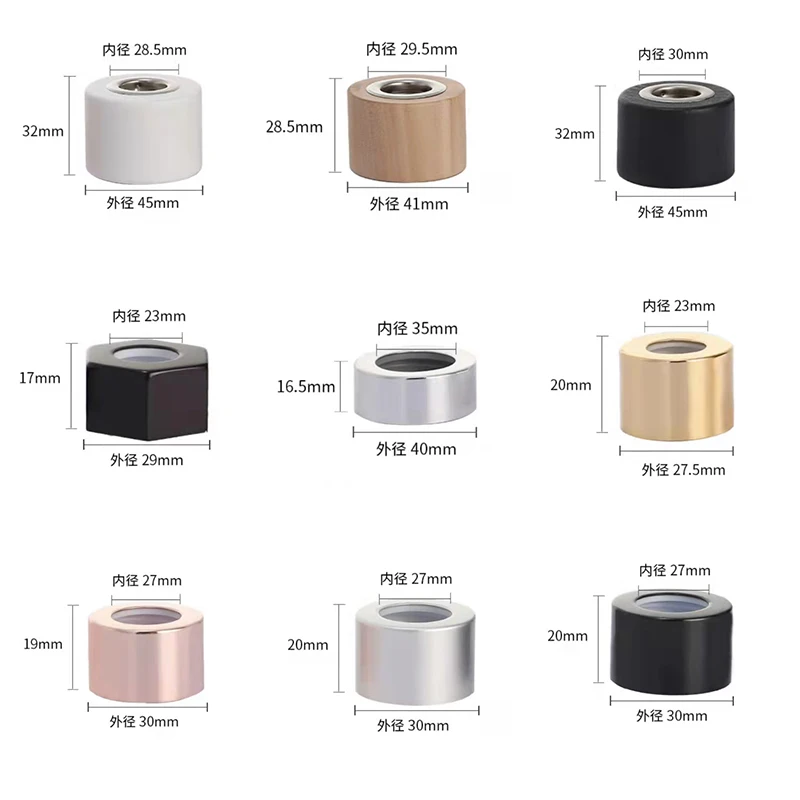 Glass Bottles Mini Glass Bottles Mini Perfume Bottles Aromatherapy Diffuser Bottle Plastic Caps 5pcs Aromatherapy Diffuser Bottle Aluminum Cover Glass Reed Diffuser Bottle Plastic Plug Home Fragrance Glass Wooden Cap