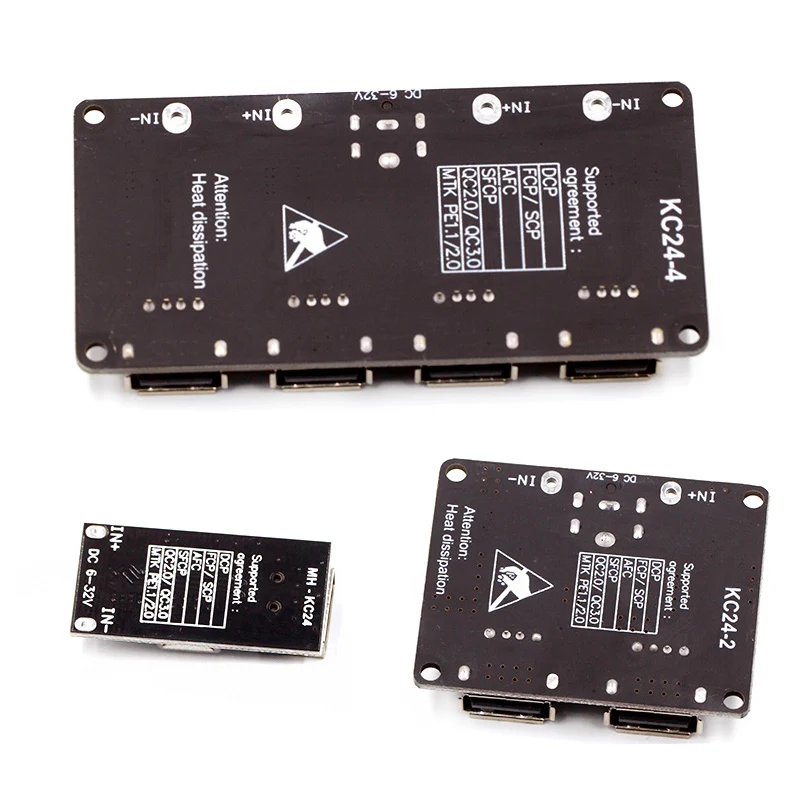 USB QC3.0 QC2.0 DC-DC 벅 컨버터 충전 스텝다운 모듈 6-32V 9V 12V 24V 고속 충전 회로 기판 3V 5V 12V