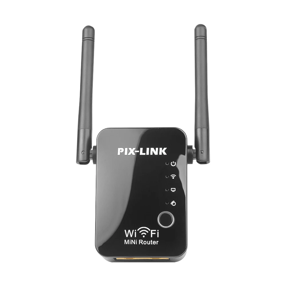 portable wifi signal booster Kebidu WiFi Repeater Extender 300Mbps Router 2.4GHz Wireless Long Range Extender Router Power Booster With 2 External Antenna wireless signal booster Wireless Routers