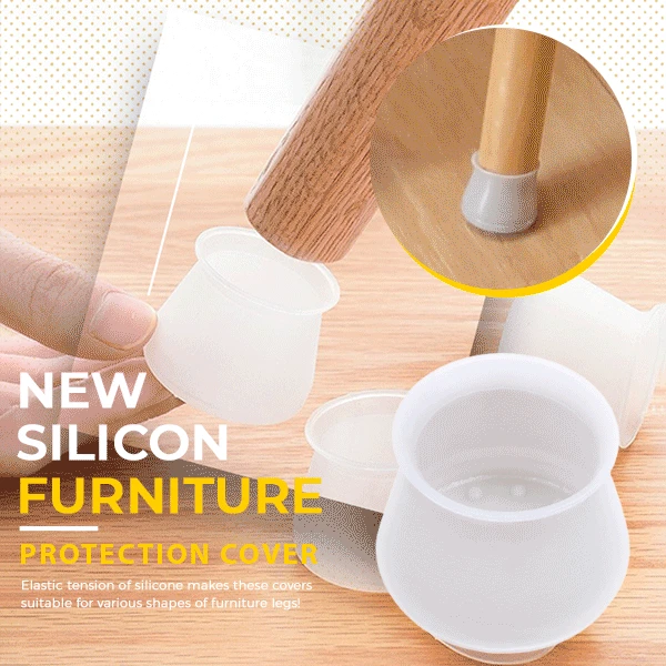 

16pcs Furniture Chair Leg Silicone Cap Pad Protection Table Feet Cover Floor Protector Non-slip Table Chair Mat Caps Foot