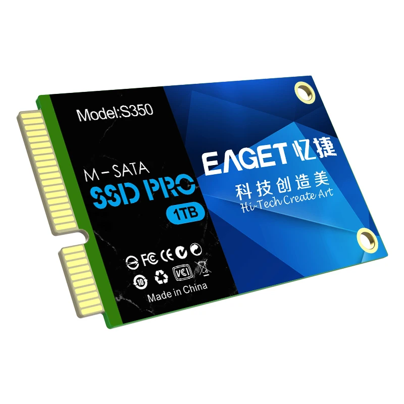  EAGET S350 Solid State Drive SSD 128 GB/256 GB/512 GB/2 TB/1 TB m-SATA Lesen Geschwindigkeit 500 MB