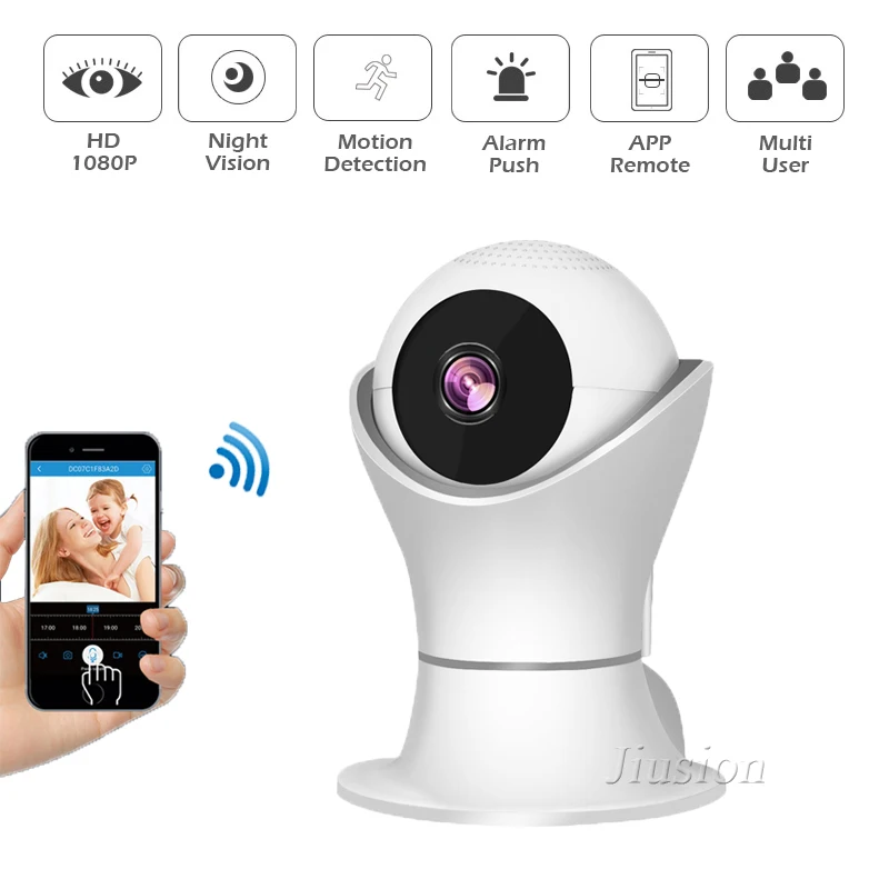 Мини-камера видеонаблюдения с поддержкой Wi-Fi 1080P | Безопасность и защита