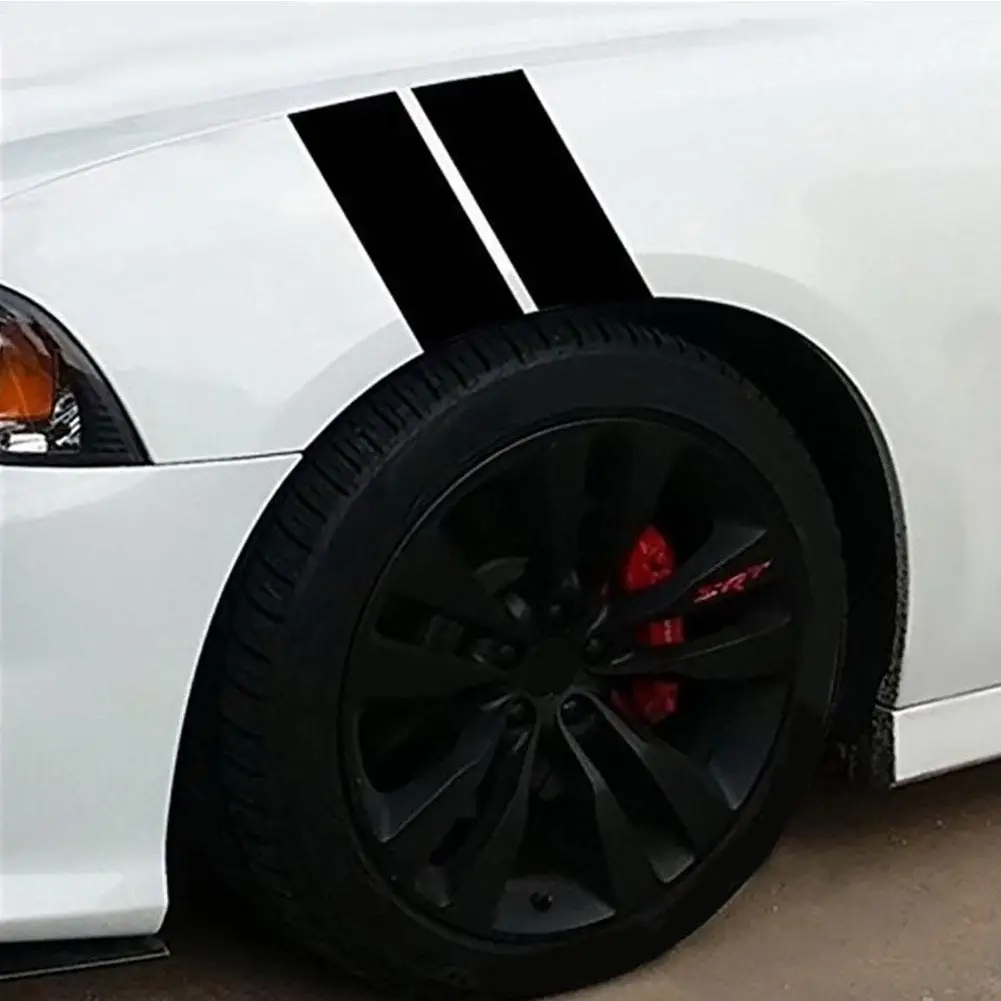 

4Pcs Stylish Car Truck Fender Stripes Marks Reflective Stickers Decals Decor