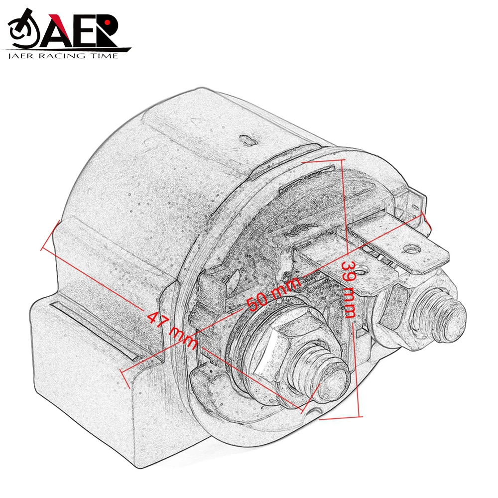 Двигатель JAER 27010-1209 27010-0788 27010-0789 реле стартера соленоида для Kawasaki ZX1000A Ninja 1000R VN700A Triumph Speedmaster