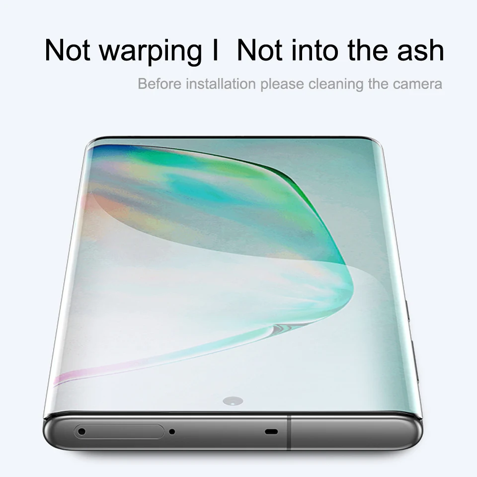 Защитная пленка для samsung Galaxy Note 10 Plus Note10 10+ Note 10plus Гидрогелевая плёнка полностью покрывающая Защитная пленка для экрана не стекло
