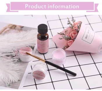 

Fingerless Painless Nail Extension Tool Set Quickly Extend Nail Crystal Powder Crystal Liquid Extension Glue Nail Tools