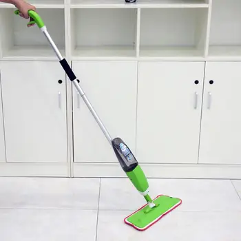 

Microfiber Spray Mop Household Cleaning Tools Wooden Floor Flat Dust Spin Mops with Reusable Microfiber Pads Dropshipping HWC