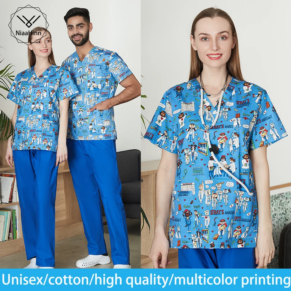 Unisex surgery clinic hospital doctor work medical clothes operating ...