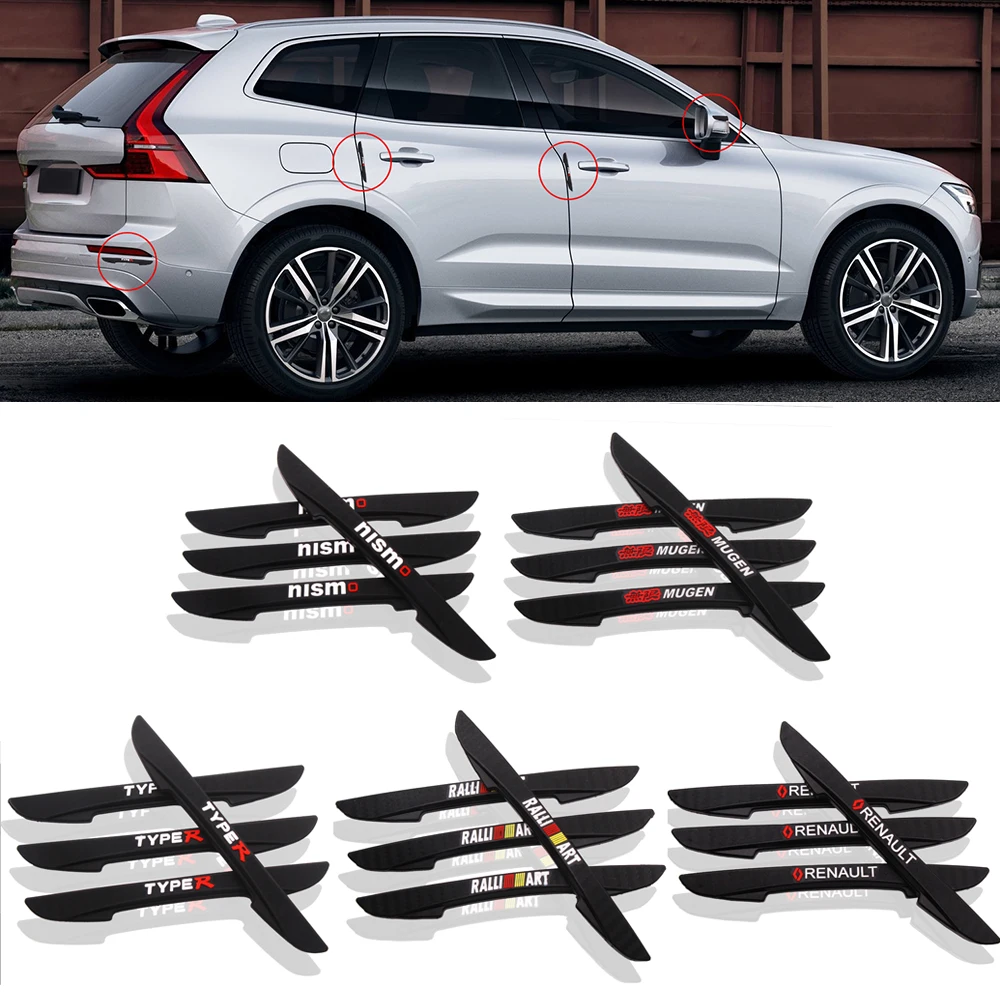 

4PCS Car Side Door Edge Protection Strip Anti-Scratch Guard Plate Handle Cover For Chevrolet Cruze Captiva Lacetti Spark Aveo