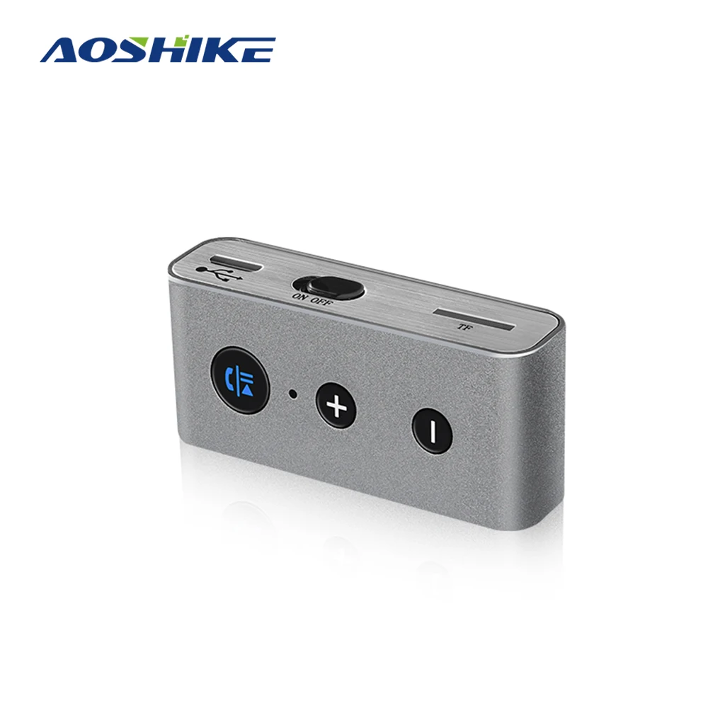 AOSHIKE Bluetooth 5 0 приемник автомобильный комплект стерео музыка 3 мм AUX Jack HiFi аудио