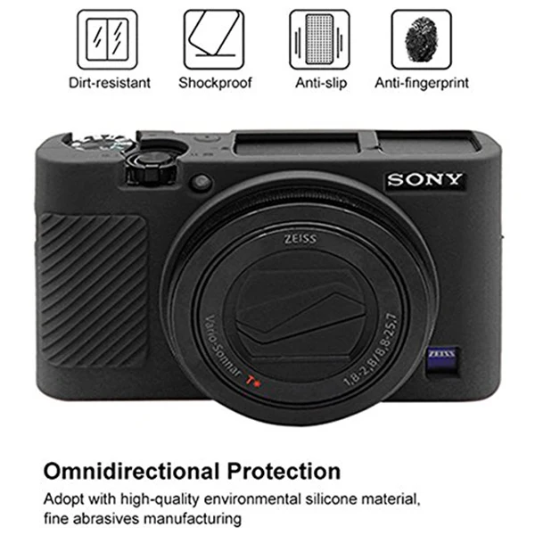 PULUZ мягкий силиконовый защитный чехол для sony RX100 III/IV/V(черный
