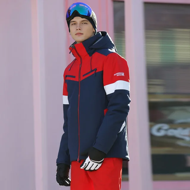 Running River Brand Men Ski Jacket 