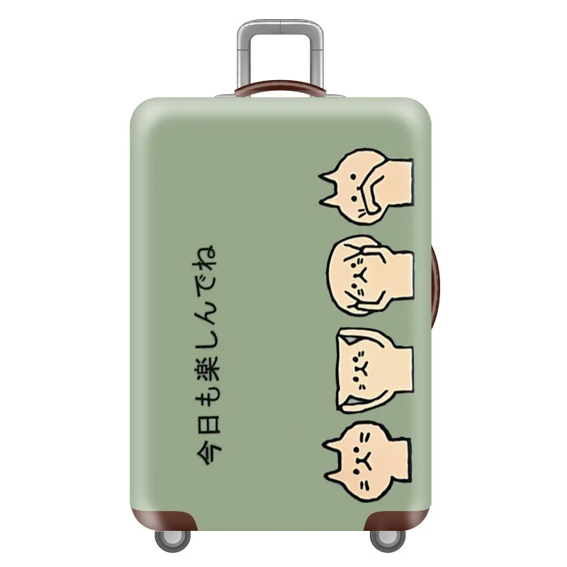 C Luggage cover Эластичные Чехлы для багажа, плотные Защитные чехлы для багажа, подходящие for18-32 дюймов, чемодан, Чехол для багажа, аксессуары для путешествий - Цвет: C Luggage cover